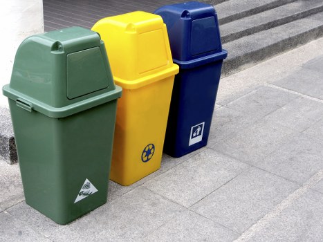 Recycling of construction debris at a waste clearance facility